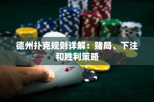 德州扑克规则详解：赌局、下注和胜利策略